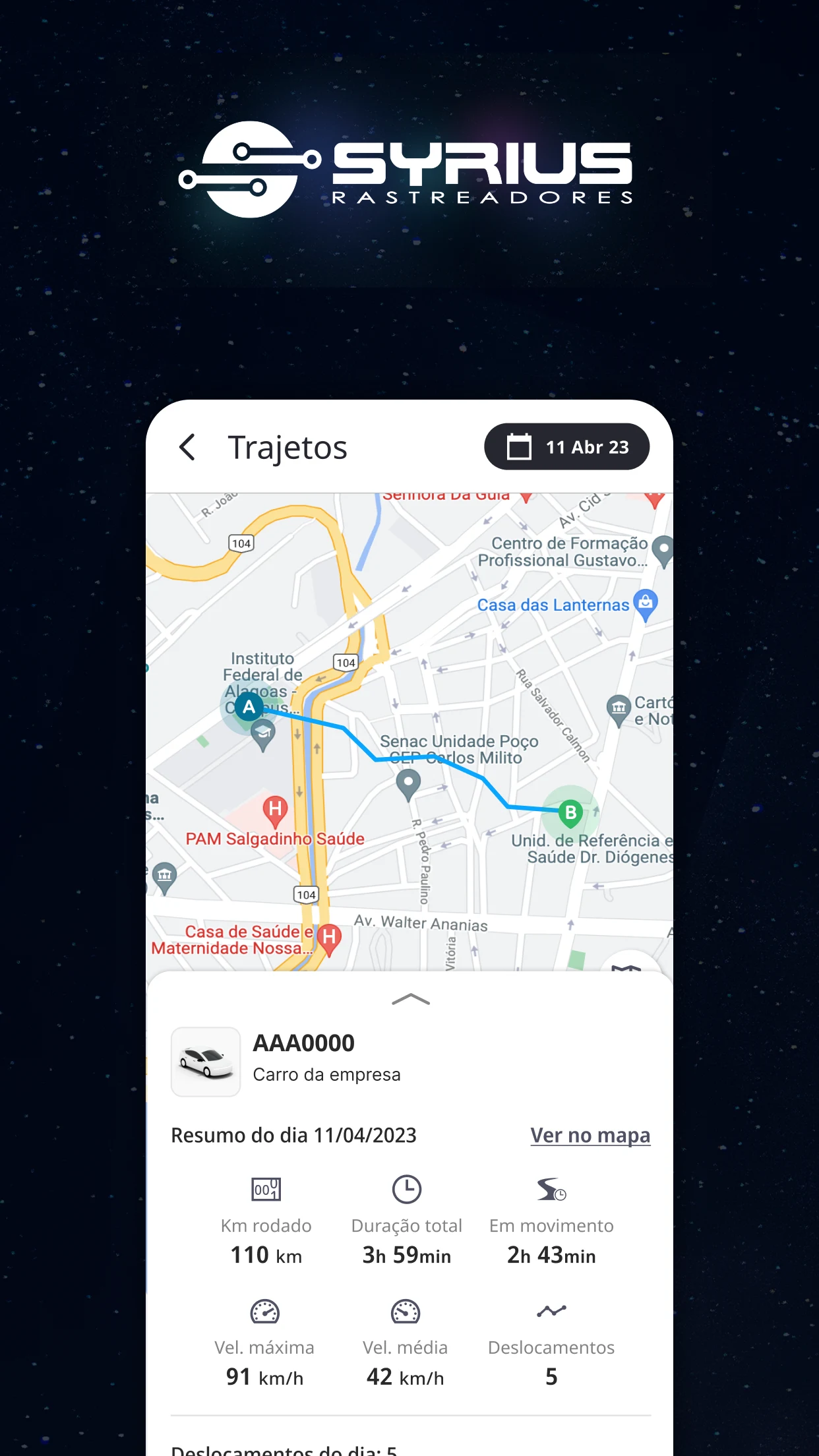 Syrius Rastreamento Veicular screenshot